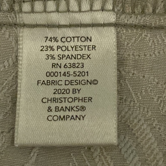 Christopher & Banks snap front jacket - Picture 9 of 10